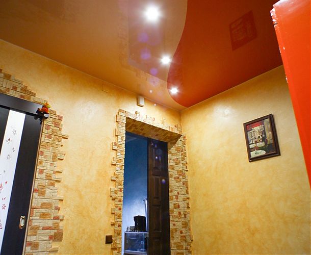 Натяжной потолок солнечных цветов | Портфолио 5Plus | Киев ⋆ Днепр ⋆