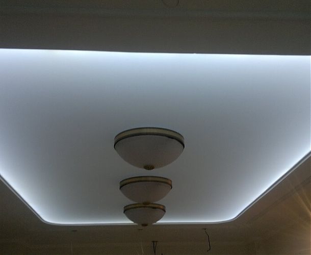 Полупрозрачные натяжные потолки | Портфолио 5Plus | Киев ⋆ Днепр ⋆