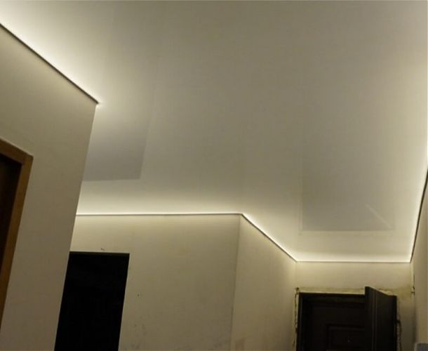 Полупрозрачные натяжные потолки | Портфолио 5Plus | Киев ⋆ Днепр ⋆