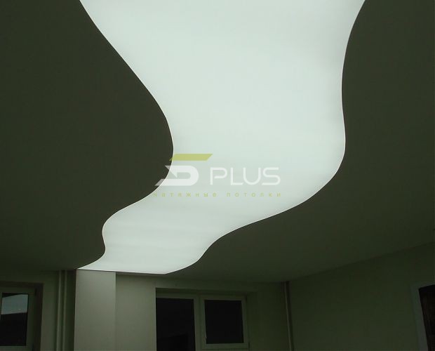 Полупрозрачные натяжные потолки | Портфолио 5Plus | Киев ⋆ Днепр ⋆
