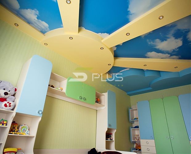 Солнечное небо в детской | Портфолио 5Plus | Киев ⋆ Днепр ⋆