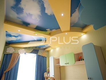 Потолок солнечное небо в детской - Фото 5plus ракурс 1