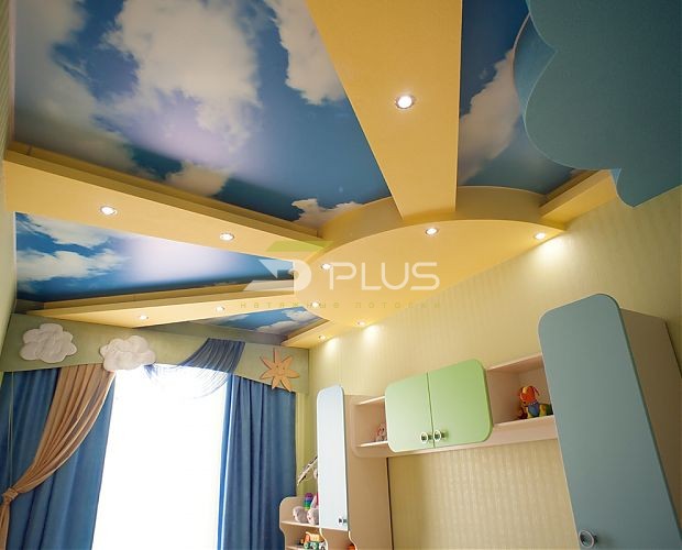 Солнечное небо в детской | Портфолио 5Plus | Киев ⋆ Днепр ⋆