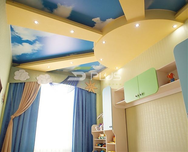 Солнечное небо в детской | Портфолио 5Plus | Киев ⋆ Днепр ⋆