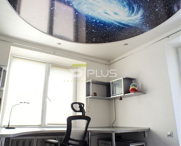 Фотопечать на потолке космос | Портфолио 5Plus | Киев ⋆ Днепр ⋆