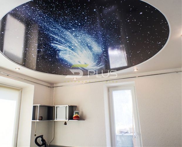 Фотопечать на потолке космос | Портфолио 5Plus | Киев ⋆ Днепр ⋆