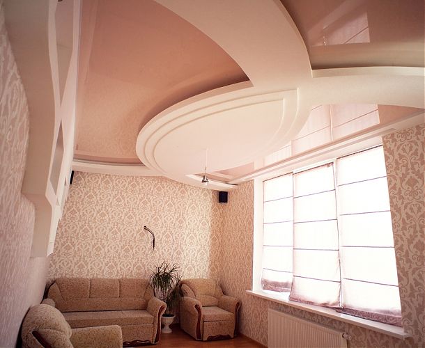 Натяжной потолок нежность и изысканность | Портфолио 5Plus | Киев ⋆ Днепр ⋆