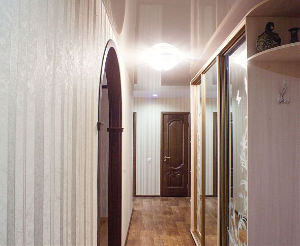 Стильный потолок в прихожей | Портфолио 5Plus | Киев ⋆ Днепр ⋆