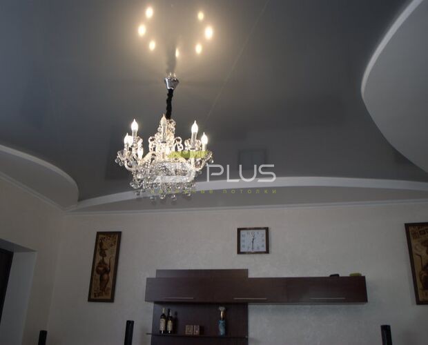 Натяжной потолок в холле загородного дома | Портфолио 5Plus | Киев ⋆ Днепр ⋆