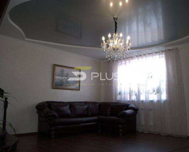 Натяжной потолок в холле загородного дома | Портфолио 5Plus | Киев ⋆ Днепр ⋆