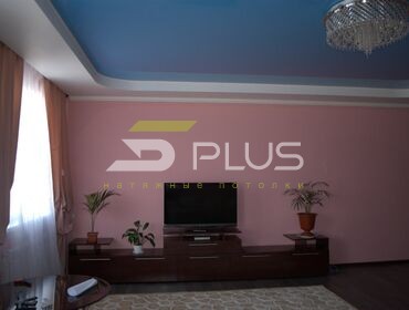 Натяжной потолок в холле загородного дома от 5plus 