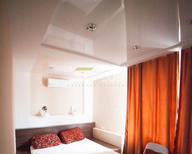 Серия натяжных потолков в спальне | Портфолио 5Plus | Киев ⋆ Днепр ⋆