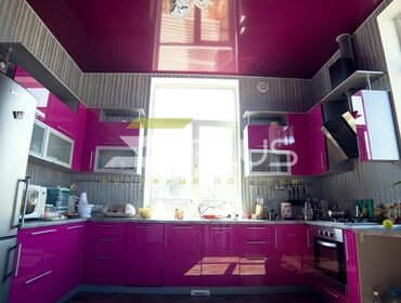 Лиловый натяжной потолок - Фото 5plus ракурс 1