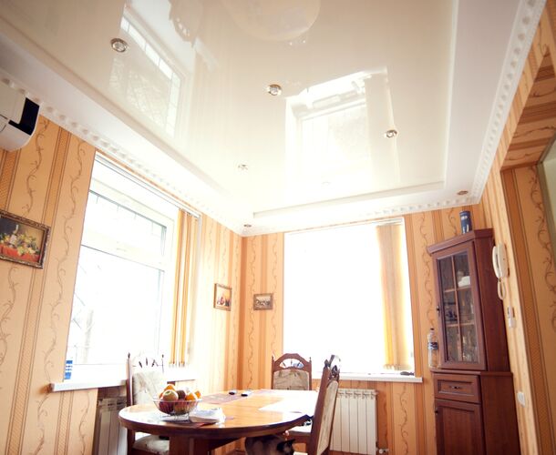 Натяжные потолки для просторной квартиры | Портфолио 5Plus | Киев ⋆ Днепр ⋆