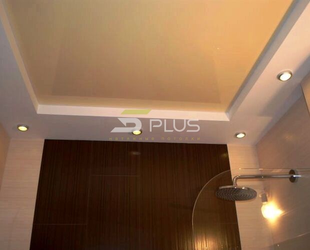 Эстетика натяжного потолка для ванной | Портфолио 5Plus | Киев ⋆ Днепр ⋆