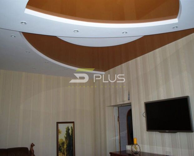 Оригинальный натяжной потолок в зале | Портфолио 5Plus | Киев ⋆ Днепр ⋆