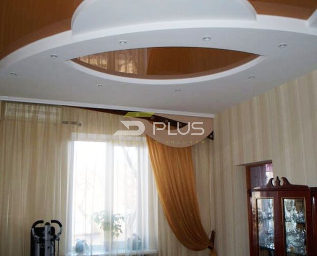 Оригинальный натяжной потолок в зале | Портфолио 5Plus | Киев ⋆ Днепр ⋆