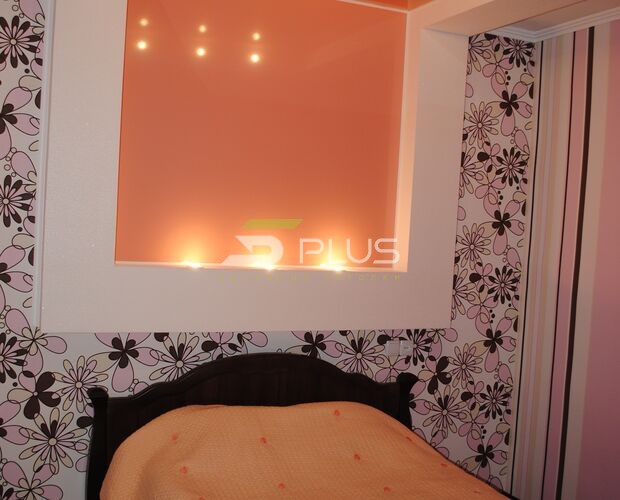 Натяжной потолок пано в спальне | Портфолио 5Plus | Киев ⋆ Днепр ⋆