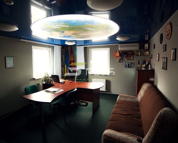 Натяжной потолок для офиса строительной компании | Портфолио 5Plus | Киев ⋆ Днепр ⋆