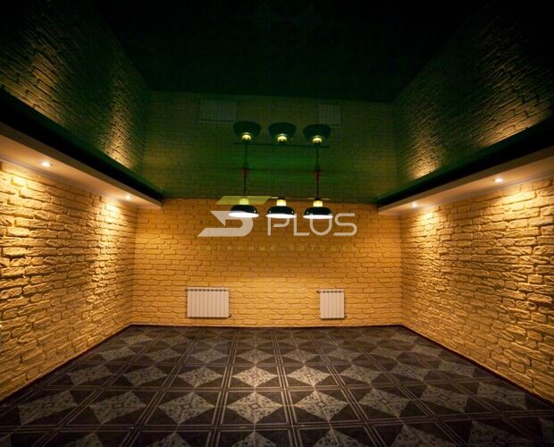 Натяжной потолок в бильярдной | Портфолио 5Plus | Киев ⋆ Днепр ⋆