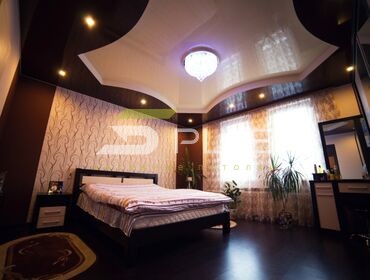 Сложный двухуровневый натяжной потолок - Фото 5plus ракурс 1