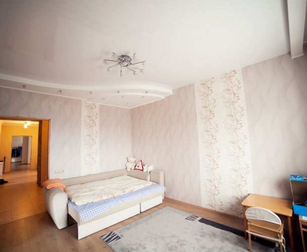 Белый натяжной потолок в детской  | Портфолио 5Plus | Киев ⋆ Днепр ⋆