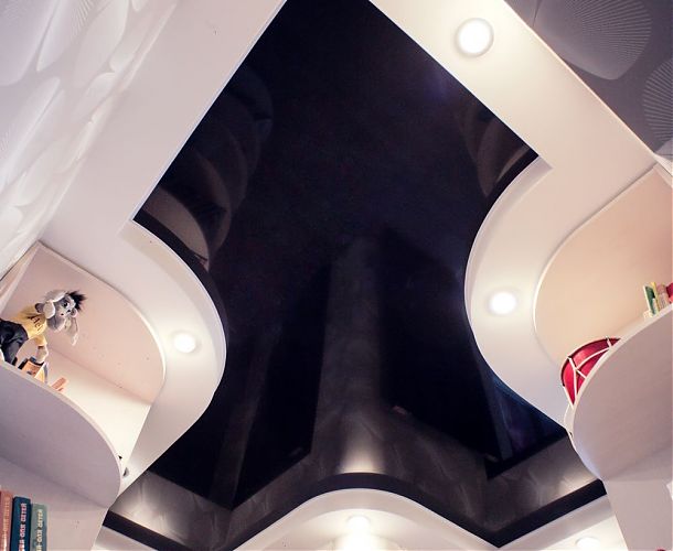 Натяжной потолок с изюминкой в коридоре | Портфолио 5plus | Киев ⋆ Днепр ⋆