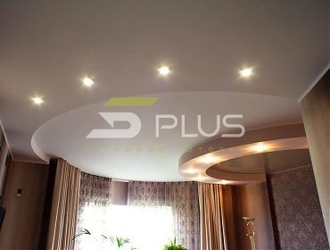 Круглый натяжной потолок - Фото 5plus ракурс 1