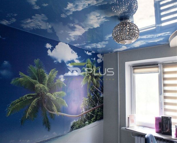 Фотопечать облака тропического острова  | Портфолио 5Plus | Киев ⋆ Днепр ⋆