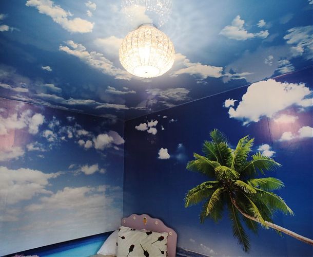 Фотопечать облака тропического острова  | Портфолио 5Plus | Киев ⋆ Днепр ⋆