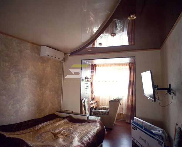 Натяжной потолок в двух уровнях | Портфолио 5Plus | Киев ⋆ Днепр ⋆