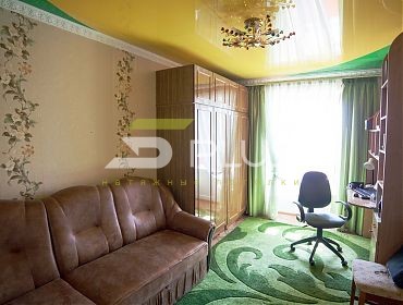 Натяжной потолок желтый с зеленым - Фото 5plus ракурс 1