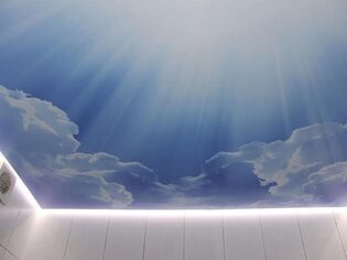 Фотопечать на потолке