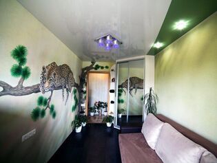 Натяжной потолок комбинация цветов