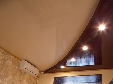 Многоуровневый натяжной потолок