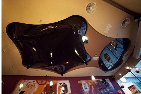 Объемный натяжной потолок