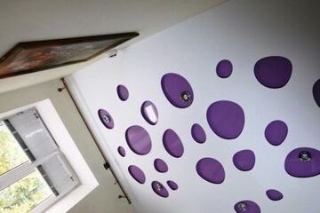 Stensils потолок на кухню