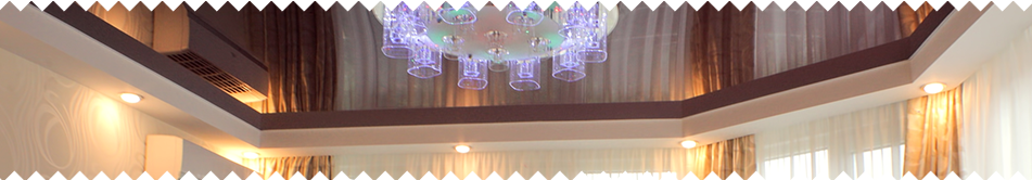 цвет натяжного потолка в зал